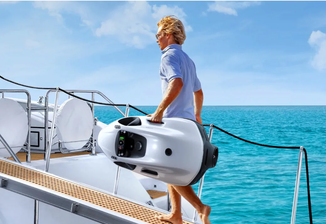 SEABOB on board a yacht
